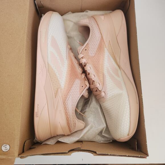 Reebok Women's Nano X3 Sneaker, Possibly Pink/Chalk, 9.5 - Picture 9 of 10